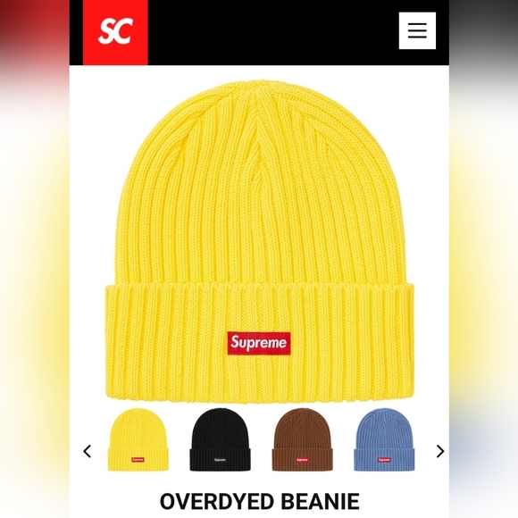 Supreme OverDyed Beanie *SS21* *NWT*
